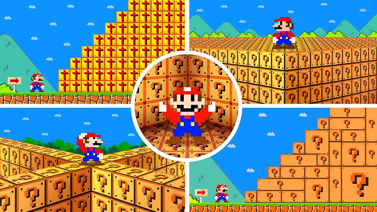 Super Mario Bros. but Mario has 1.000.000 Item Blocks (ALL EPISODES)