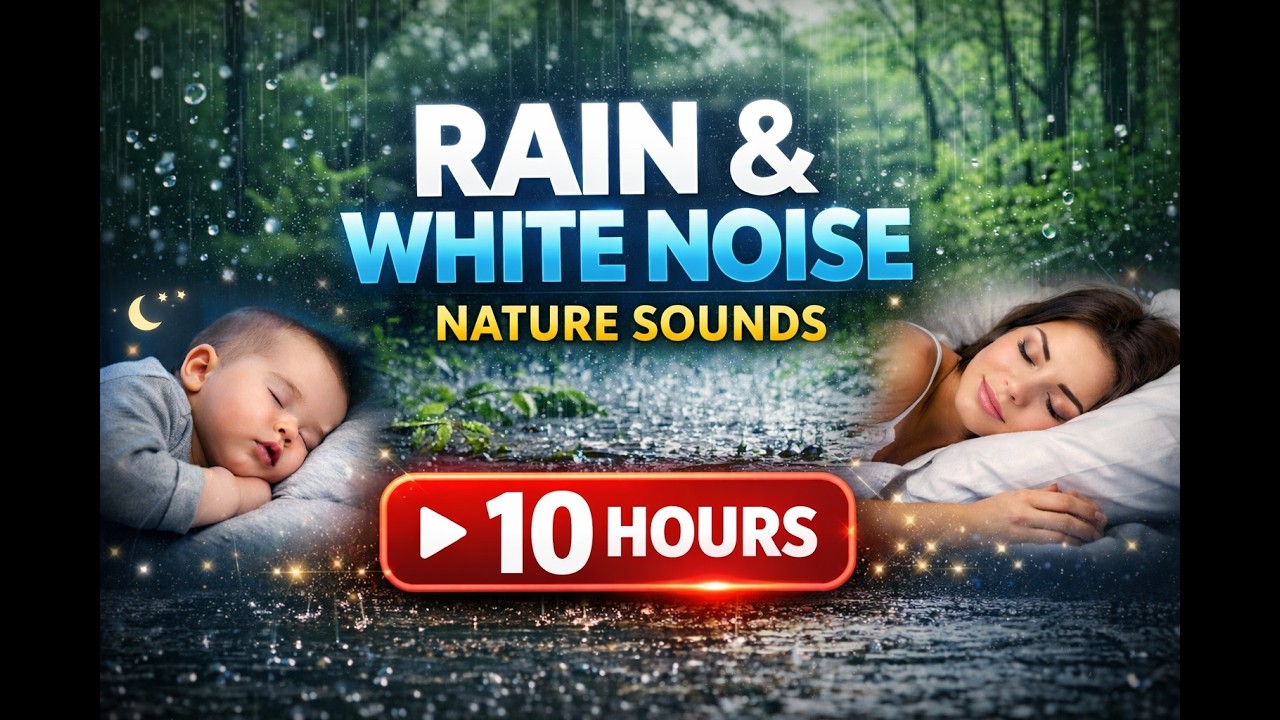 You Won't Believe How Easy It Is to Get 10 Hours of Baby Sleep, Sleep Calming rain, nature sounds.