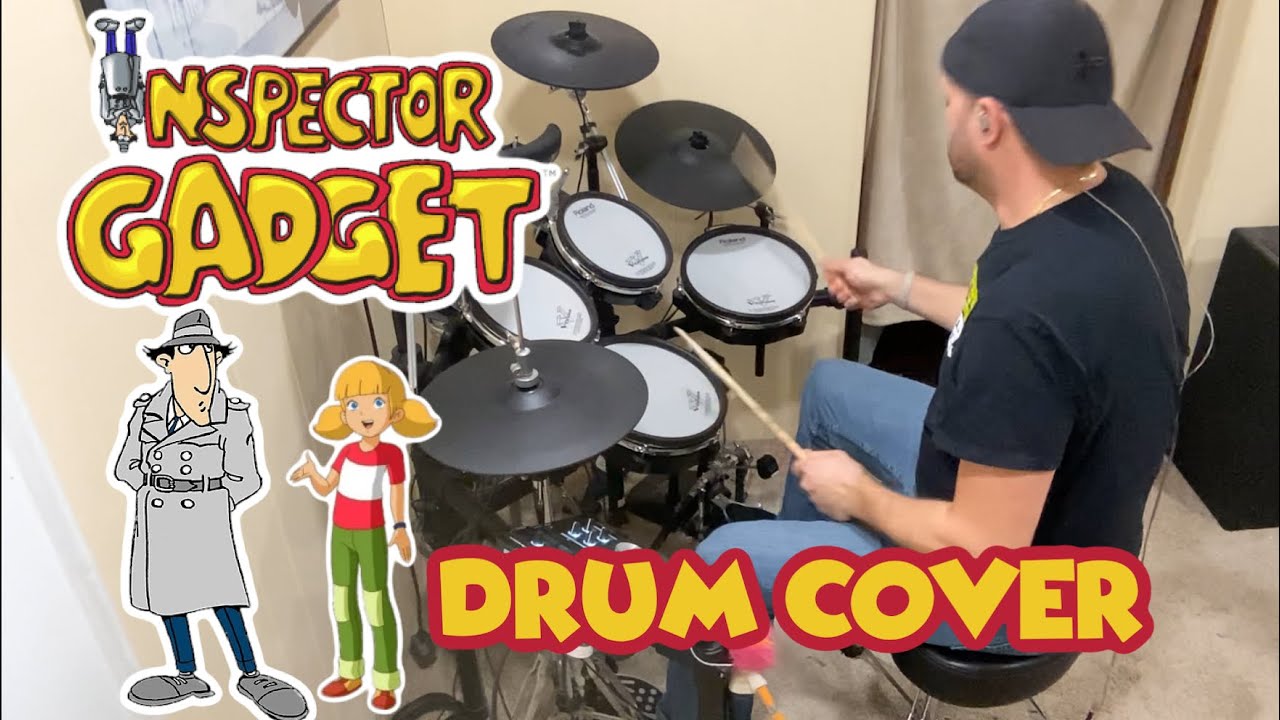 Inspector Gadget Theme Song Drum Cover - Throwback Drummer
