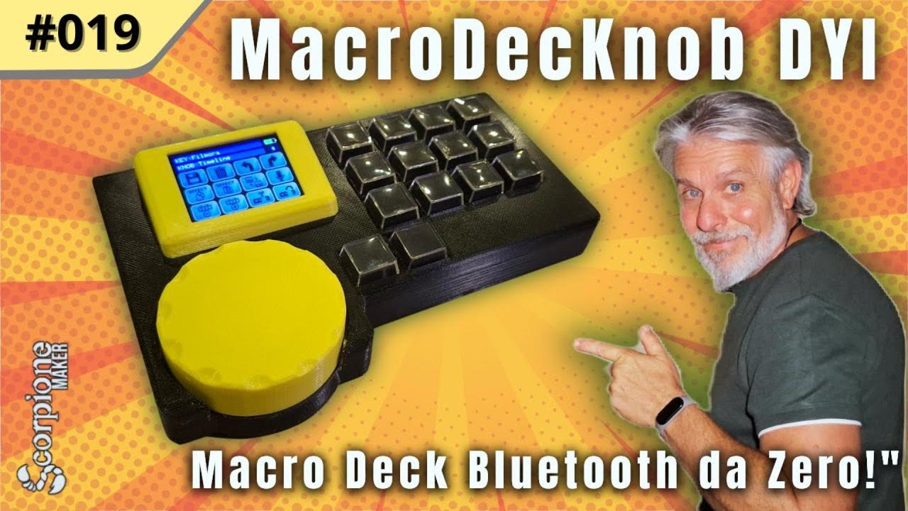 019 Macro Deck Knob DIY   Wireless con Encoder e Tasti Meccanici!