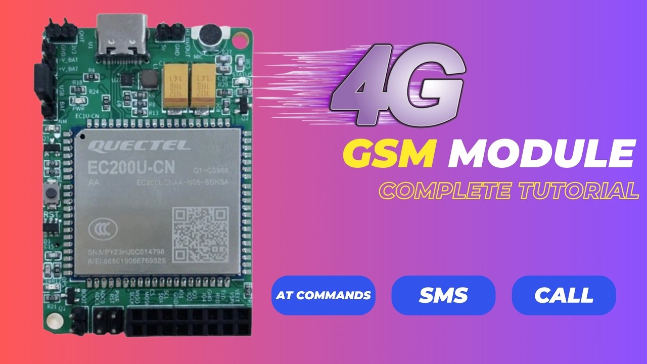 Модуль Quectel EC200U 4G/GSM с Arduino | ESP32 | Модуль 4G LTE