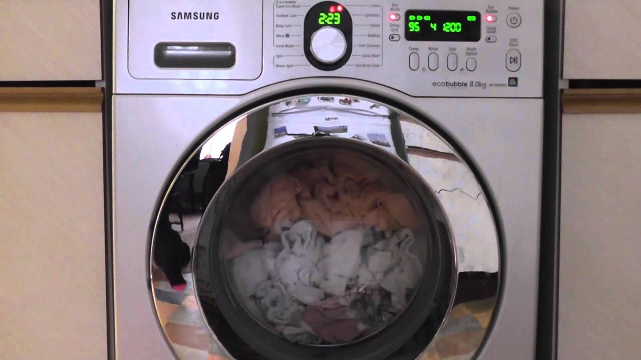 Samsung Ecobubble, Cottons 95 with 5kg load and Prewash 1/13 (requested)