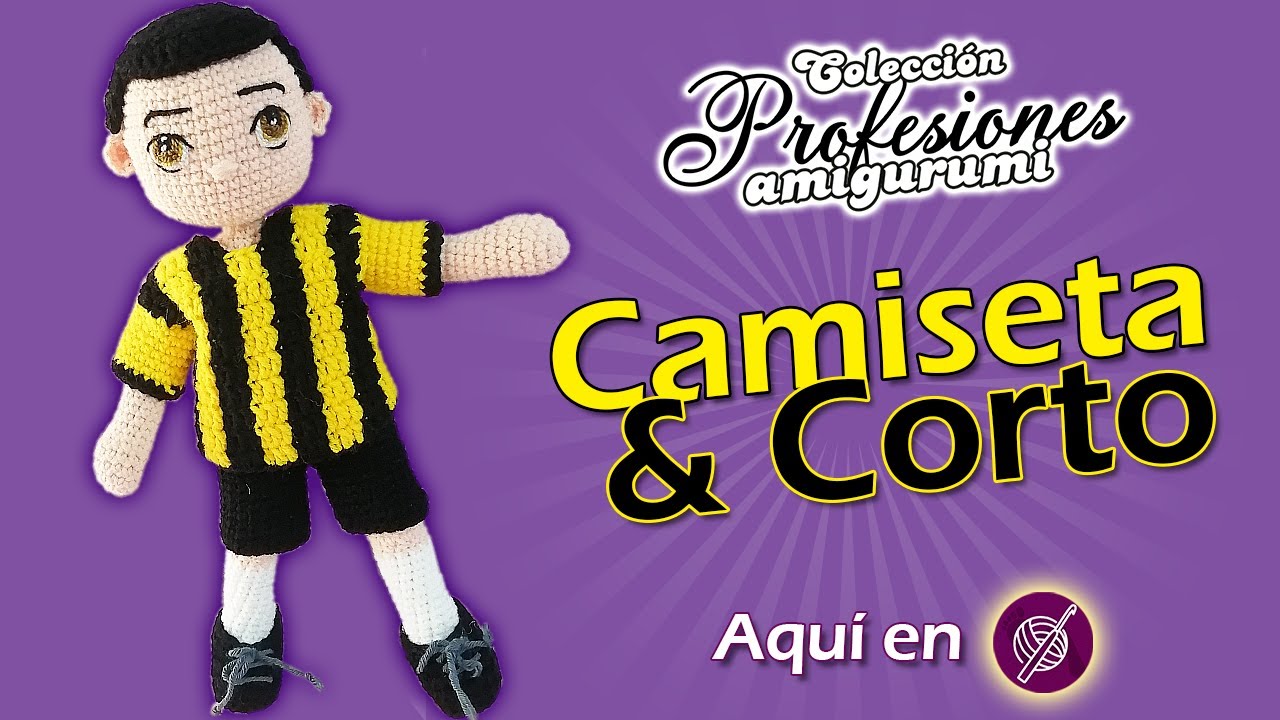 ⚽ Futbolista  AMIGURUMI🧶a Crochet PASO A PASO | Colección DEPORTES