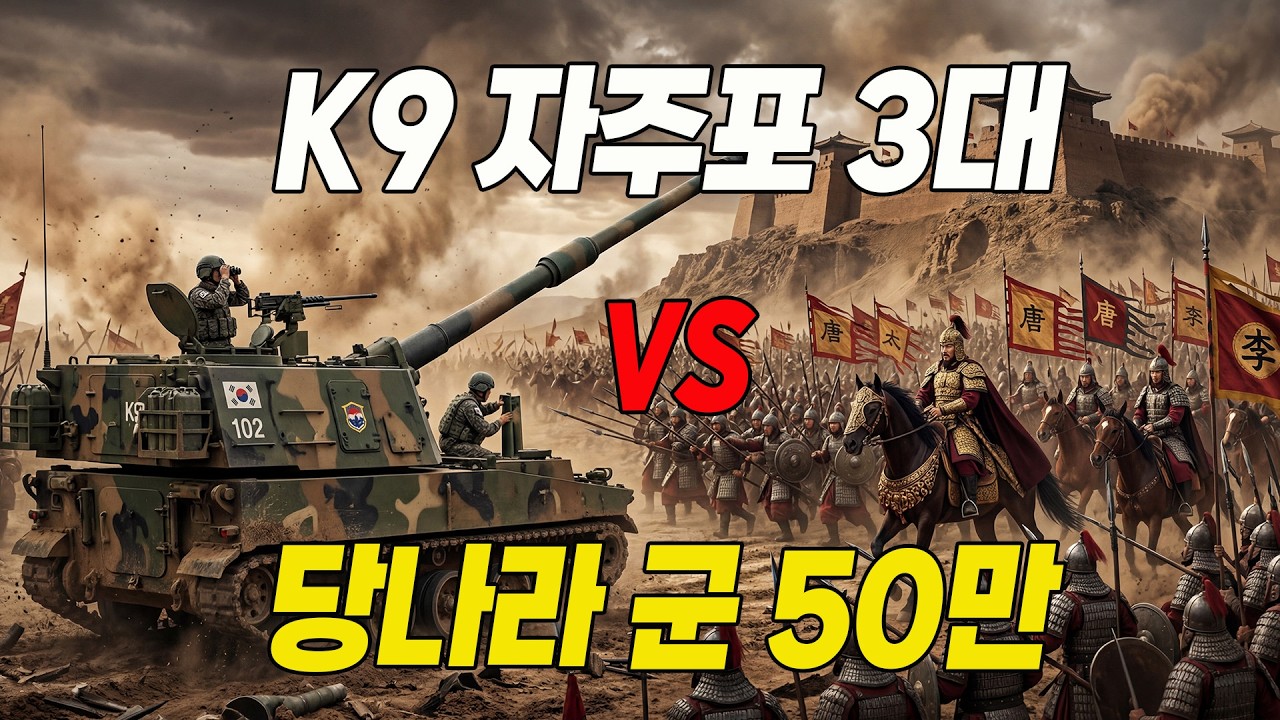 고구려에 나타난 K9 자주포 3대 그리고 당나라 50만 대군...안시성 전투,, 당태종이 역사에서 잊지 못할 타입슬립!