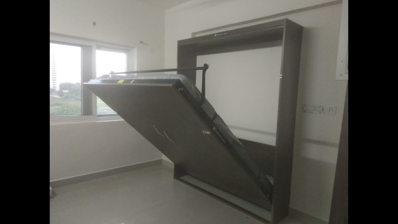 ASWIN WALL BED IN OMR CHENNAI ||  Vertical model || Queen-size || Contact: 9841635983