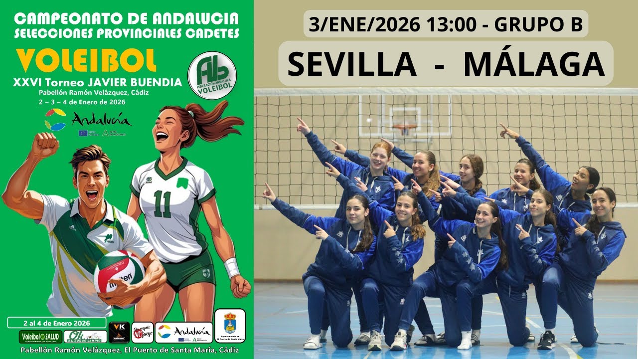 SEVILLA - MÁLAGA (CADETE FEMENINO Voley)