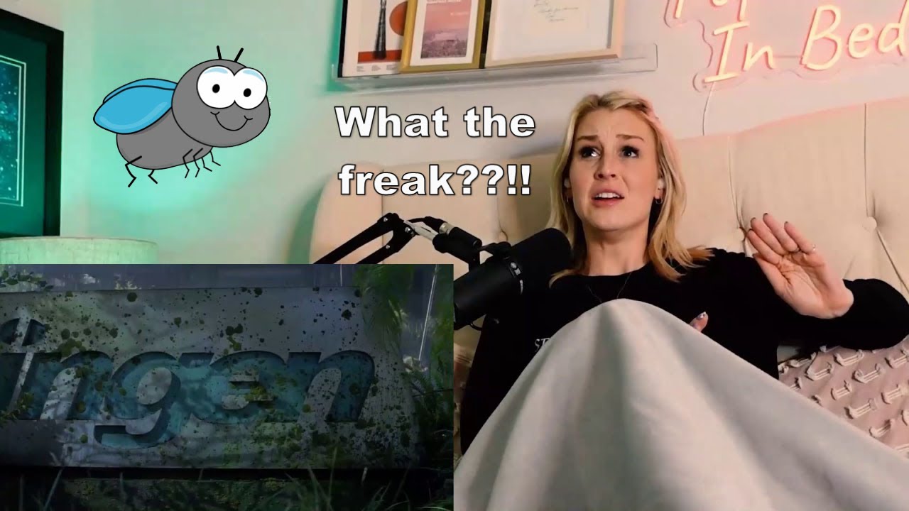 Popcorn In Bed attacked by a fly while reacting to Jurassic Park III (highlights)