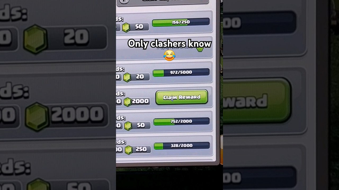 Claiming free 2000 gems in COC - Clash Of Clans #coc #clashofclans #gaming #pcgaming