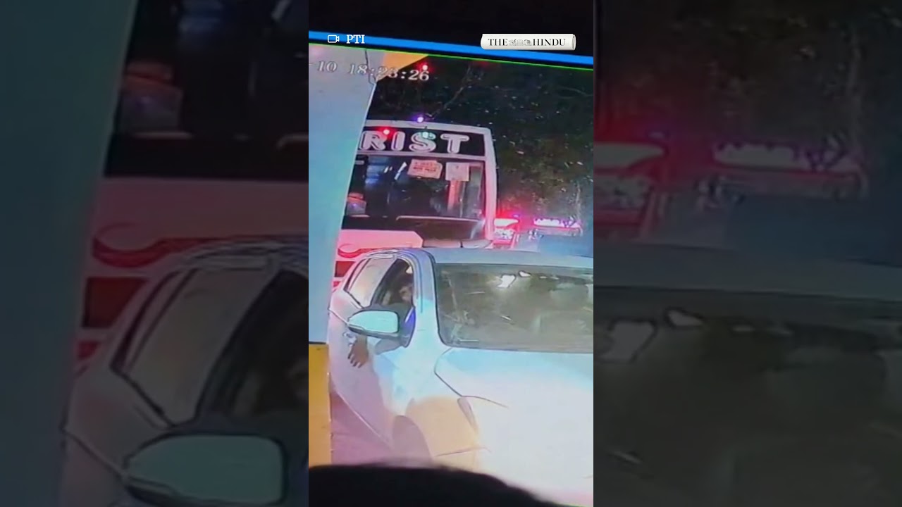 CCTV footage shows Red Fort blast suspect in car