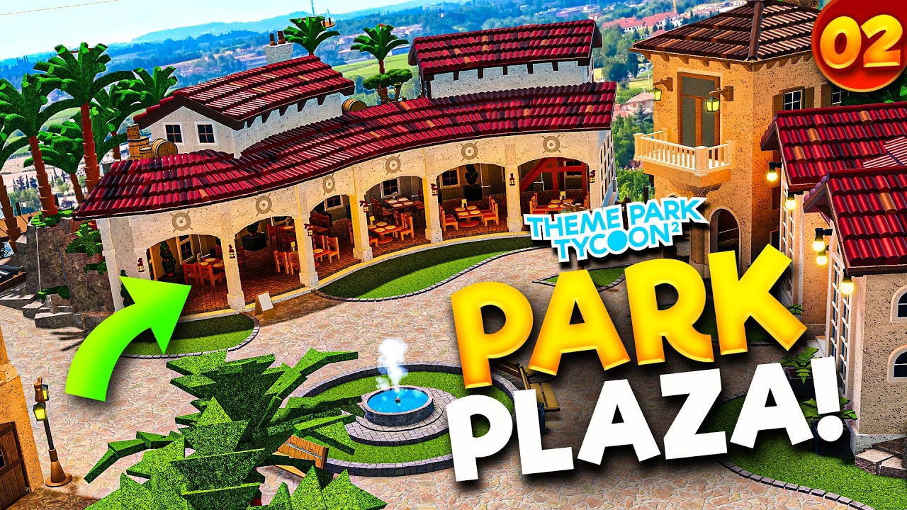 Building My Theme Park's ENTRANCE! | Realm of Rides • #2