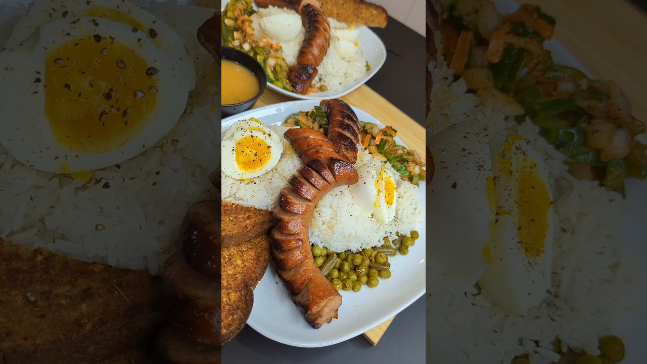 Rice cucumbers & sausage 