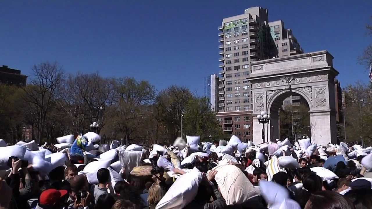NYC Pillow Fight 2012