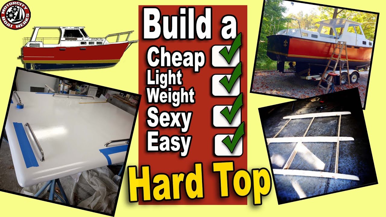 Build a Boat Hardtop Part 1 | Coosa Board Boat Building | Great Loop Boat Trawler Restoration (Ep12)