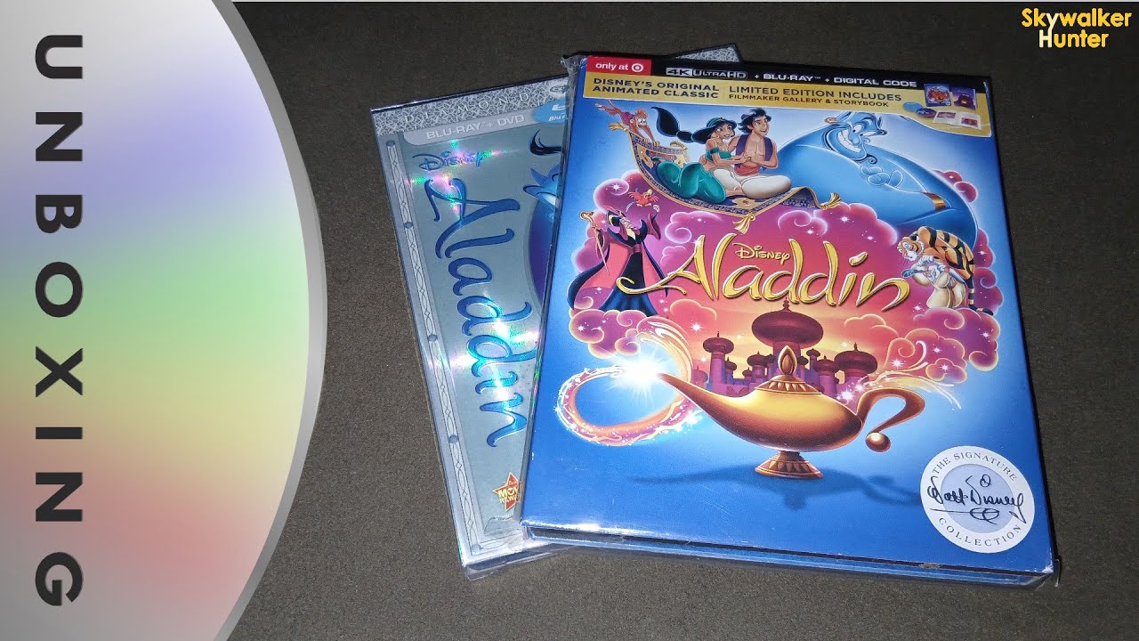 Disney Aladdin Signature Collection 4K Blu-ray Unboxing