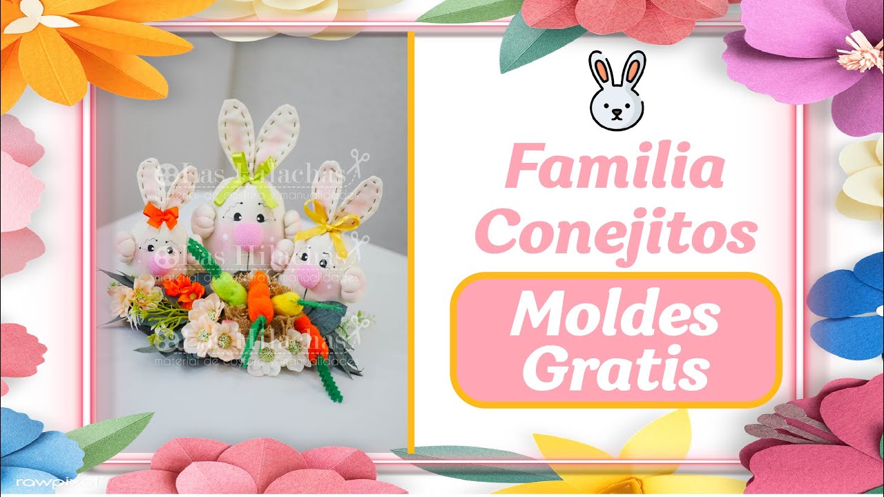 🐰💞 Familia Conejitos en Lienzo - #Tutorial