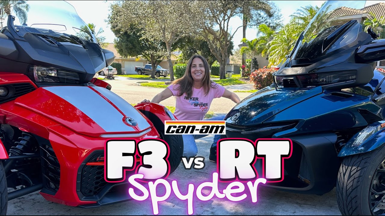 Can-Am Spyder F3 против RT