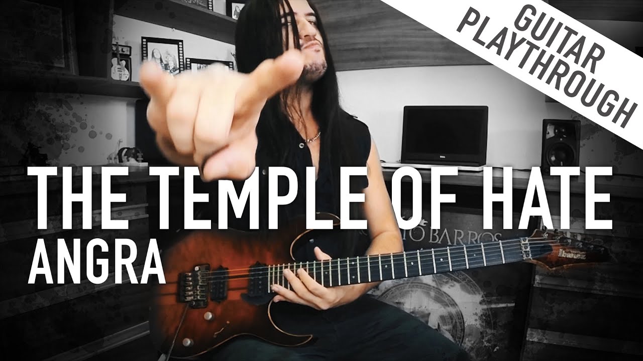 ANGRA - THE TEMPLE OF HATE | GUITAR PLAYTHROUGH (cover)