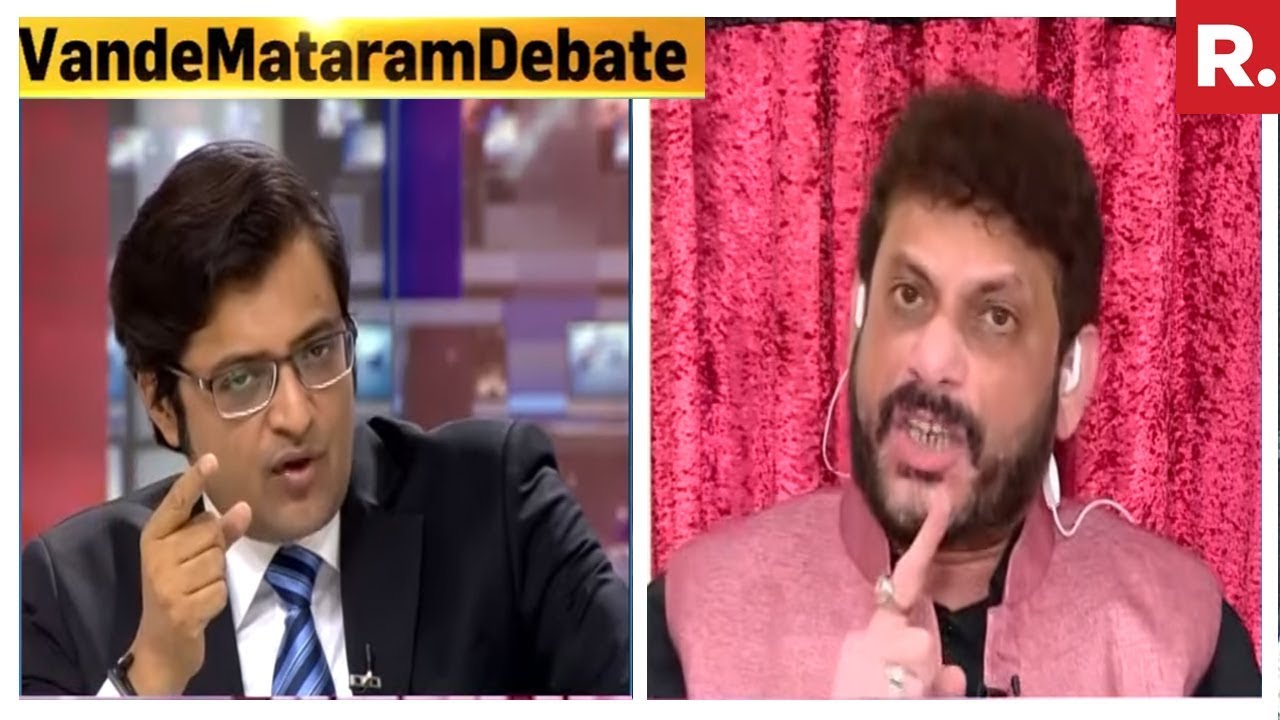 Arnab Goswami Speaks To Waris Pathan On Vande Mataram Controversy