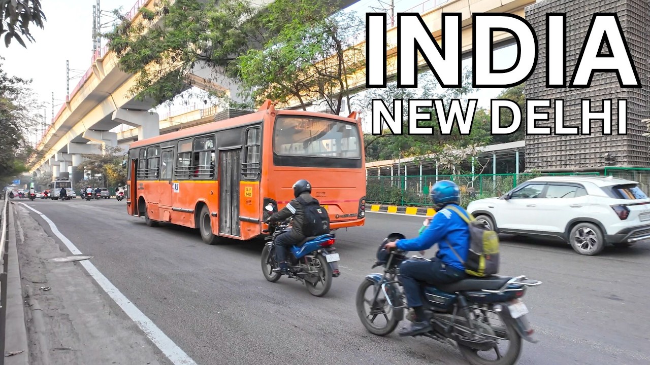 Walking in New Delhi 2026 🇮🇳 | Crazy Delhi Traffic & Real Street Life (4K Walking Tour)