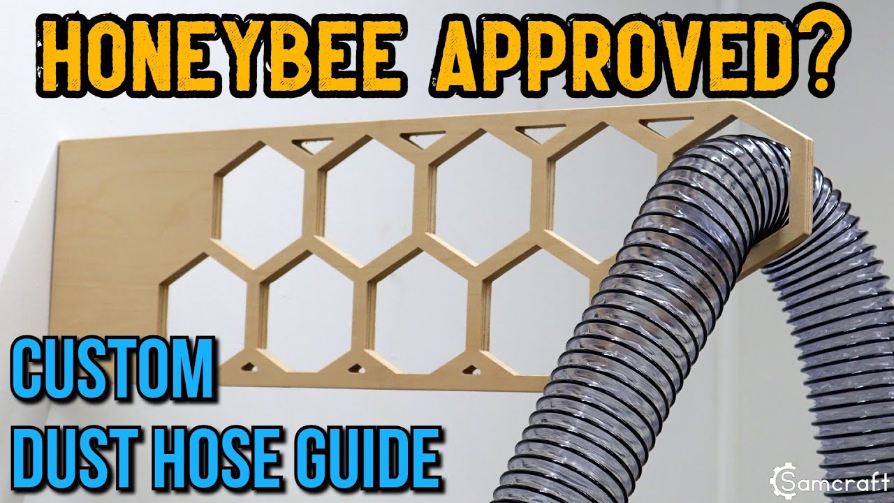 Custom CNC Dust Collection Hose Bracket | Shapeoko Pro XXL