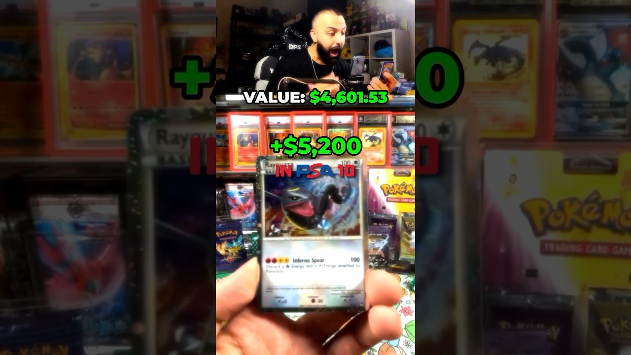 $5,000 RAYQUAZA PULL FROM $600 POK&Eacute;MON PACK 🤯🔥CALL OF LEGENDS #shorts #pokemon #packopening