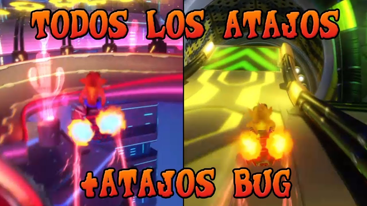 Todos los Atajos - Crash Team Racing Nitro Fueled (CTR y CNK) + Atajo Bug