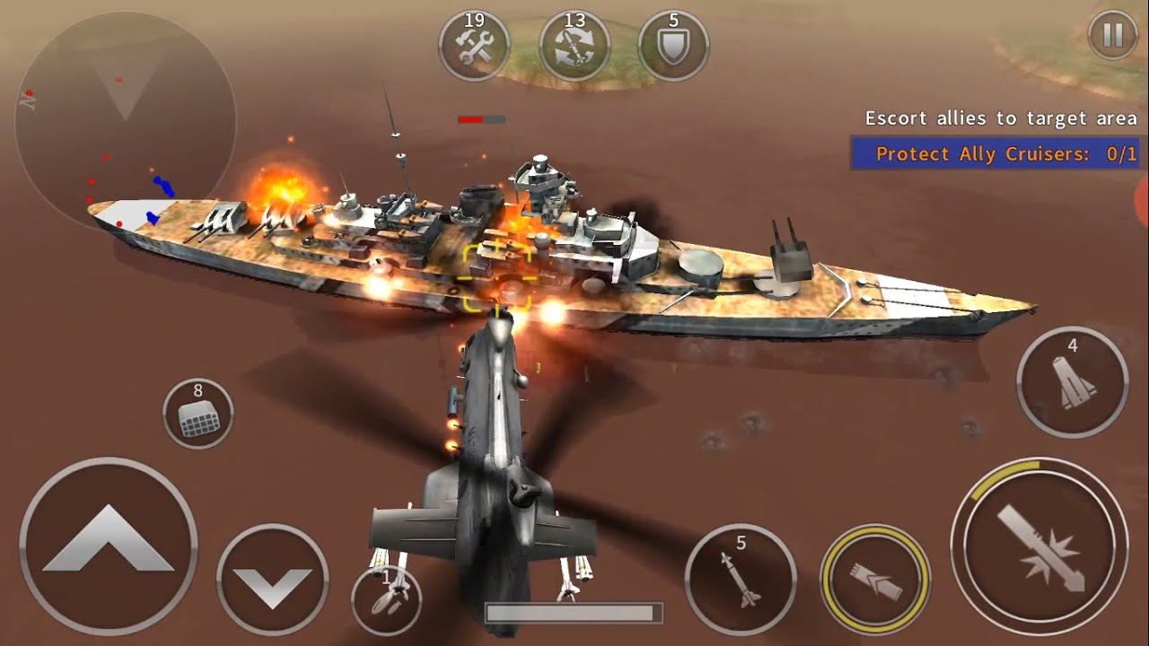 Episode 7 MISSION 1 GUNSHIP BATTLE Helicopter 3D GamingMan