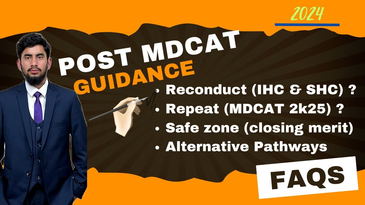 Post MDCAT Guidance ||MDCAT Reconduct||MDCAT 2024  Closing merit ||Repeat? ||Best field after MDCAT
