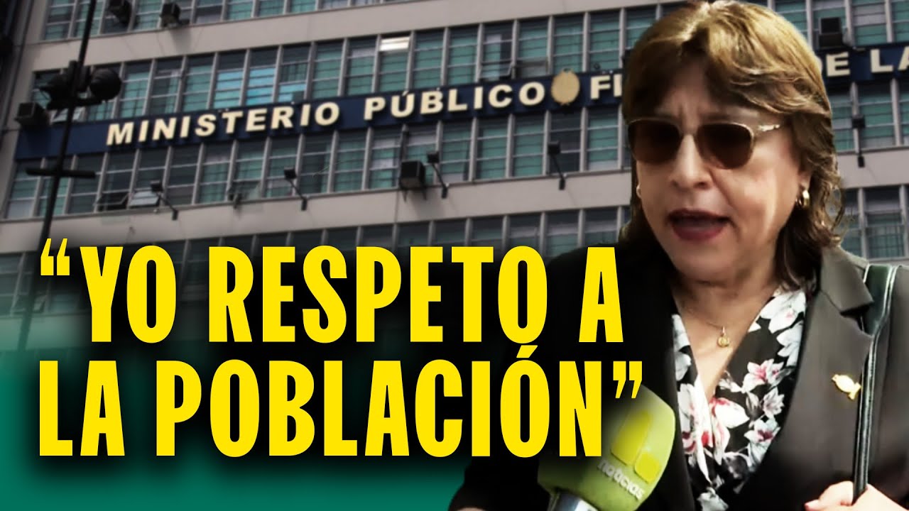 Delia Espinoza regresa al Ministerio Público y espera volver a ser Fiscal de la Nación