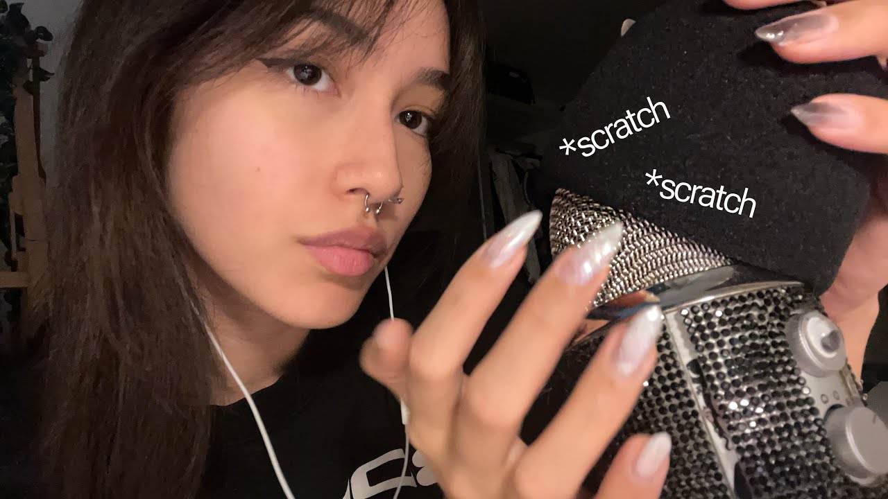 ASMR ☆ Mic Triggers w/ Hand Movements (mic scratching, pumping, rhymes, covers,..