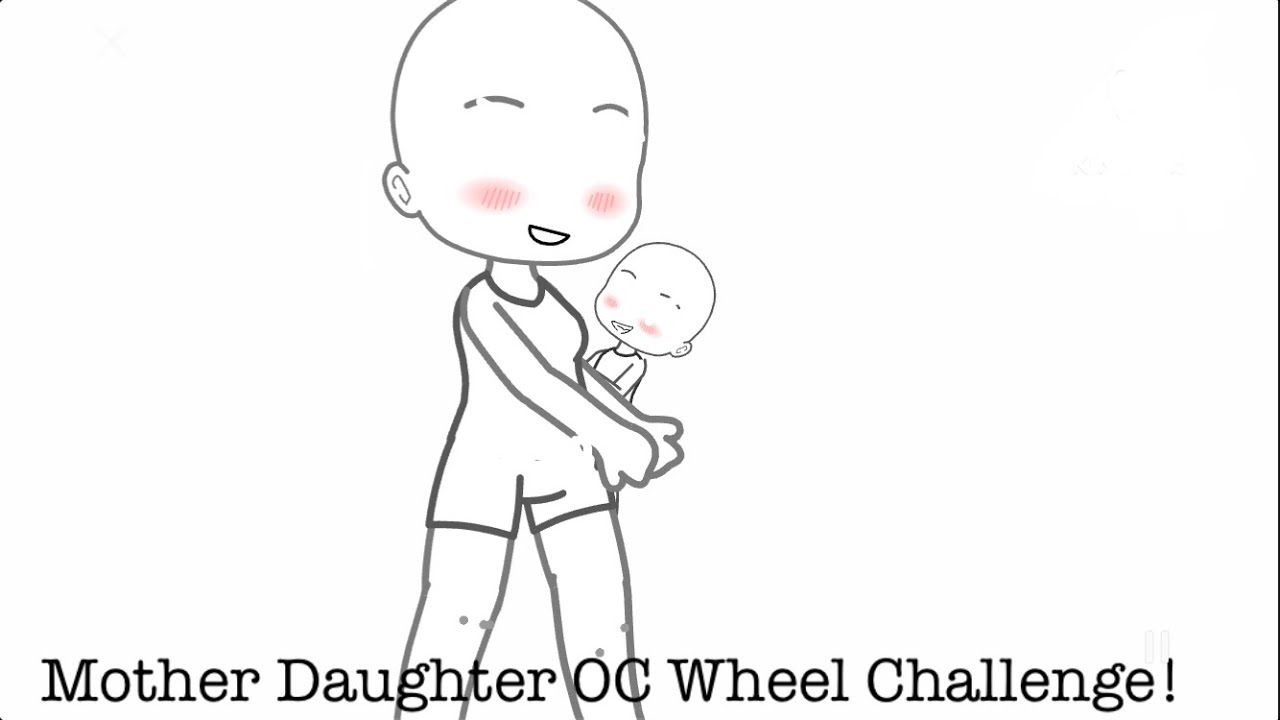 OC Wheel Challenge ll Mother/Daughter ll Gacha ll NobodyButWillow