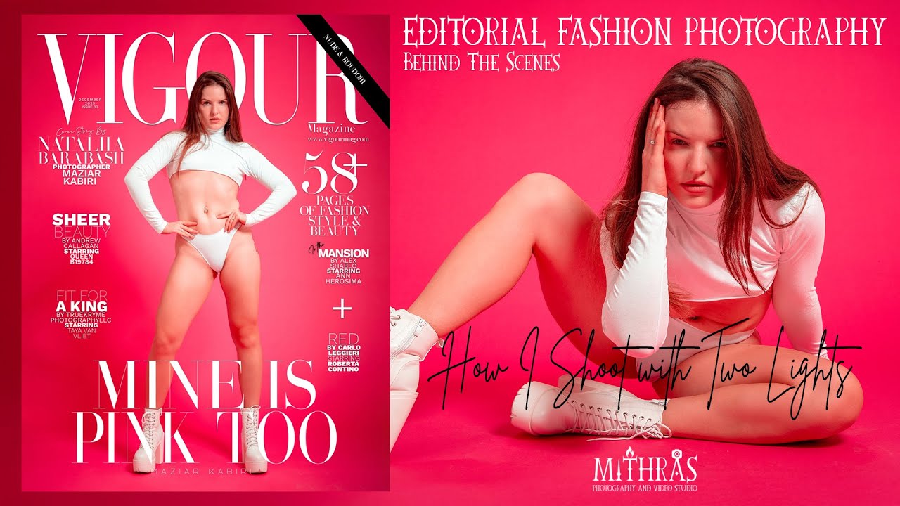 EDITORIAL FASHION PHOTOSHOOT FOR VIGOUR MAGAZINE | Behind The Scenes | How I Shoot Sensual Fashion