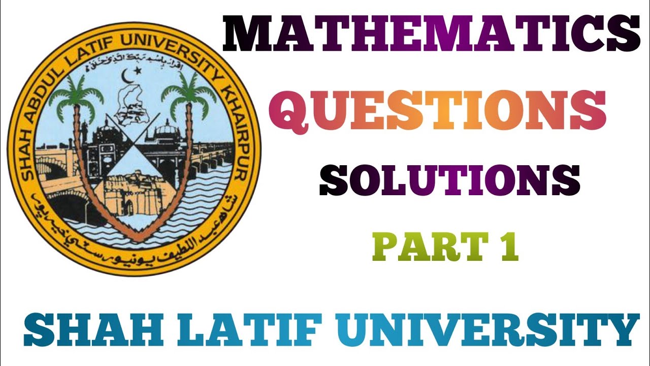 Simple Mathematics//Mcqs//question//entry test//Arithmetic//Shah Latif University Khair pur