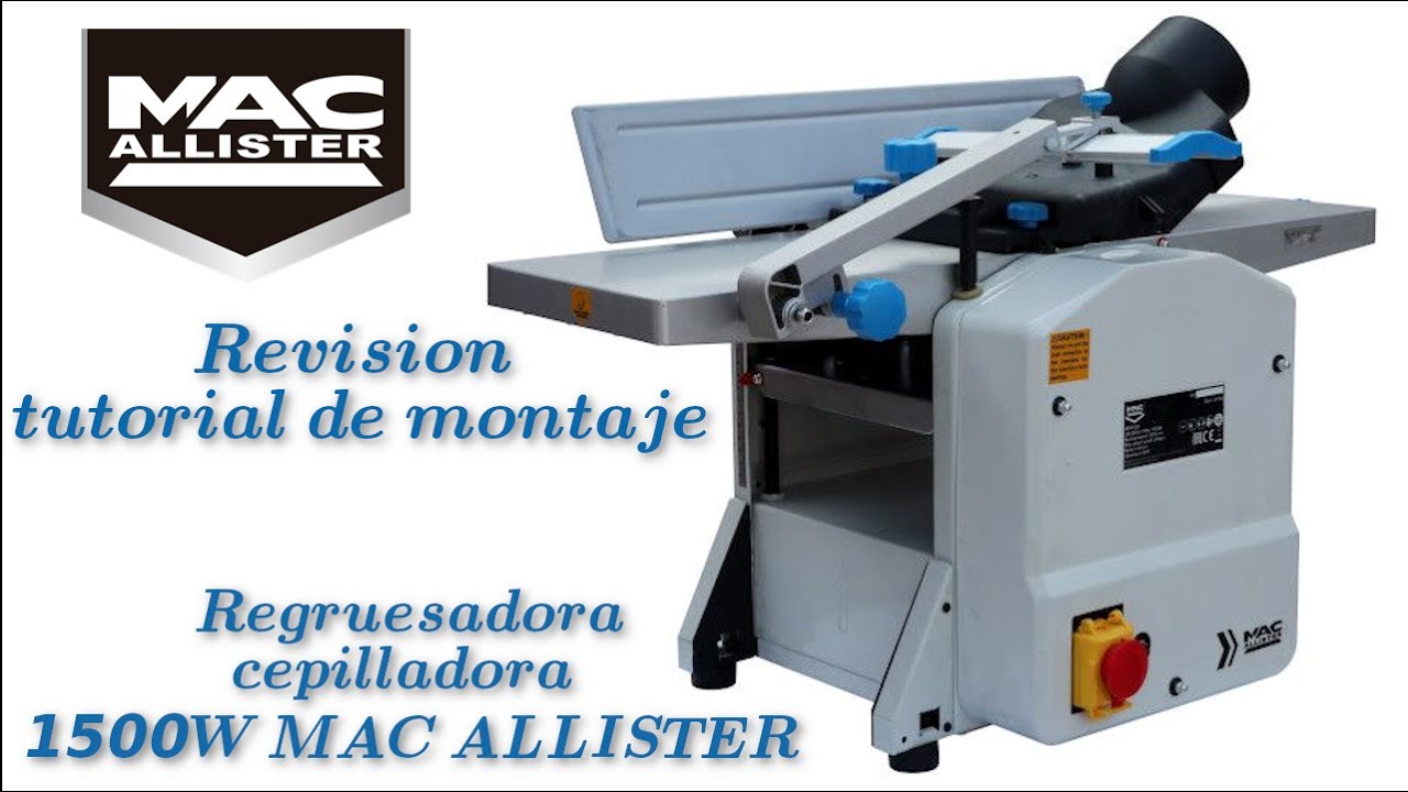 Regruesadora 1500W MAC ALLISTER revision y montaje