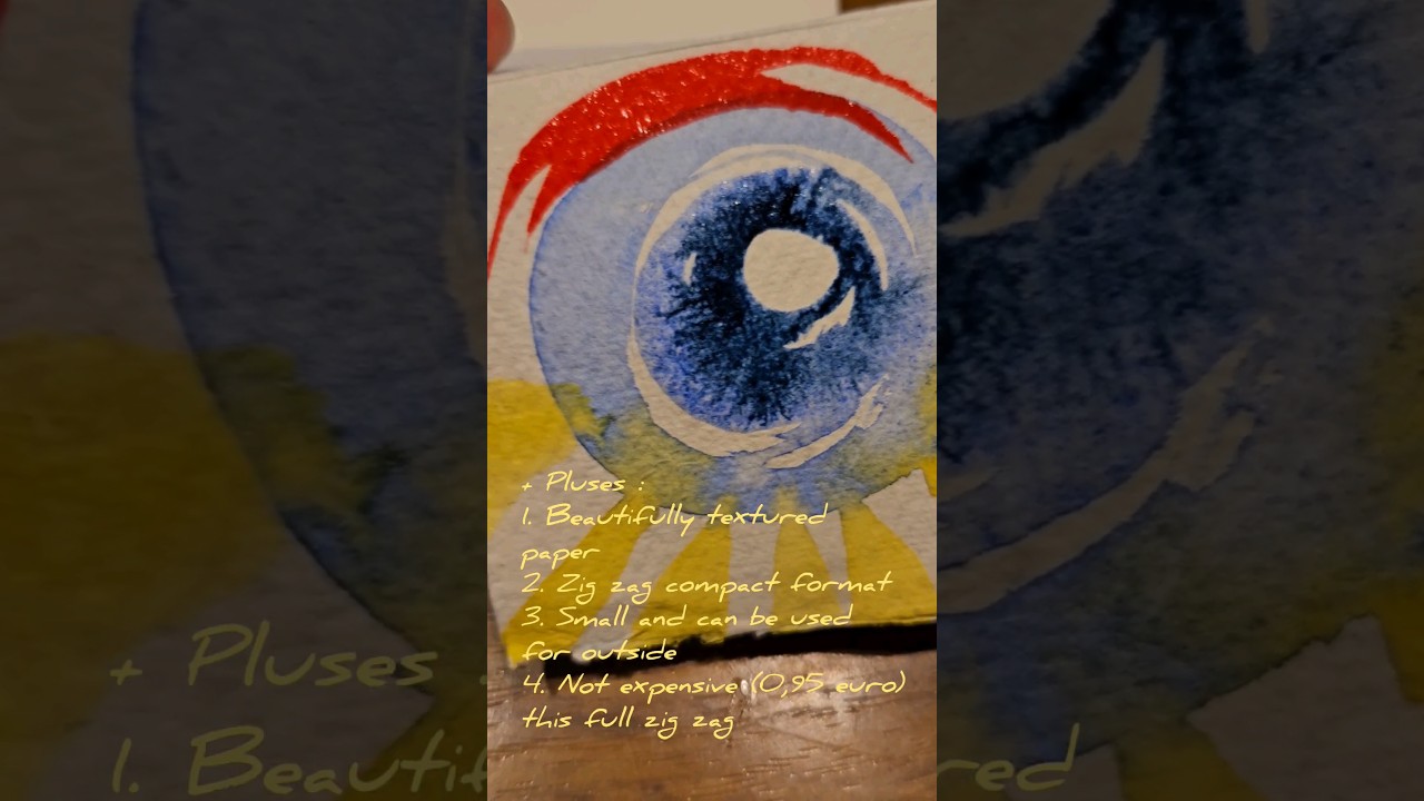 I tried new handmade watercolor paper and I love it! this is my quick review! 