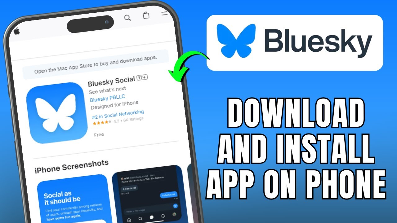 How to Download & Install Bluesky Social App 2025 (iOS/Android)