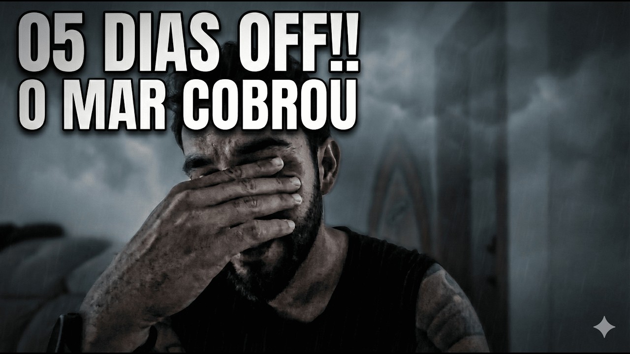 Fiquei 5 DIAS de cama e o mar me recebeu ASSIM... (Vlog 008)