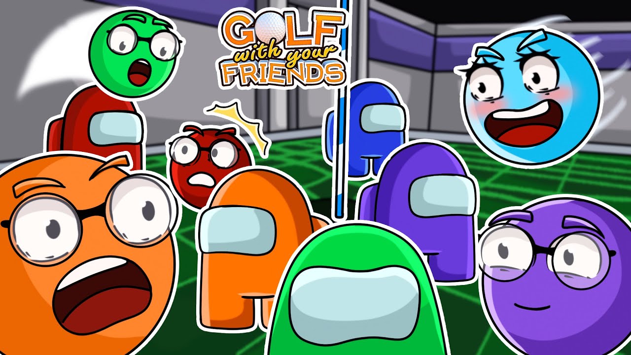 MAIN DI MAP AMONG US?! - Golf with Your Friends Indonesia