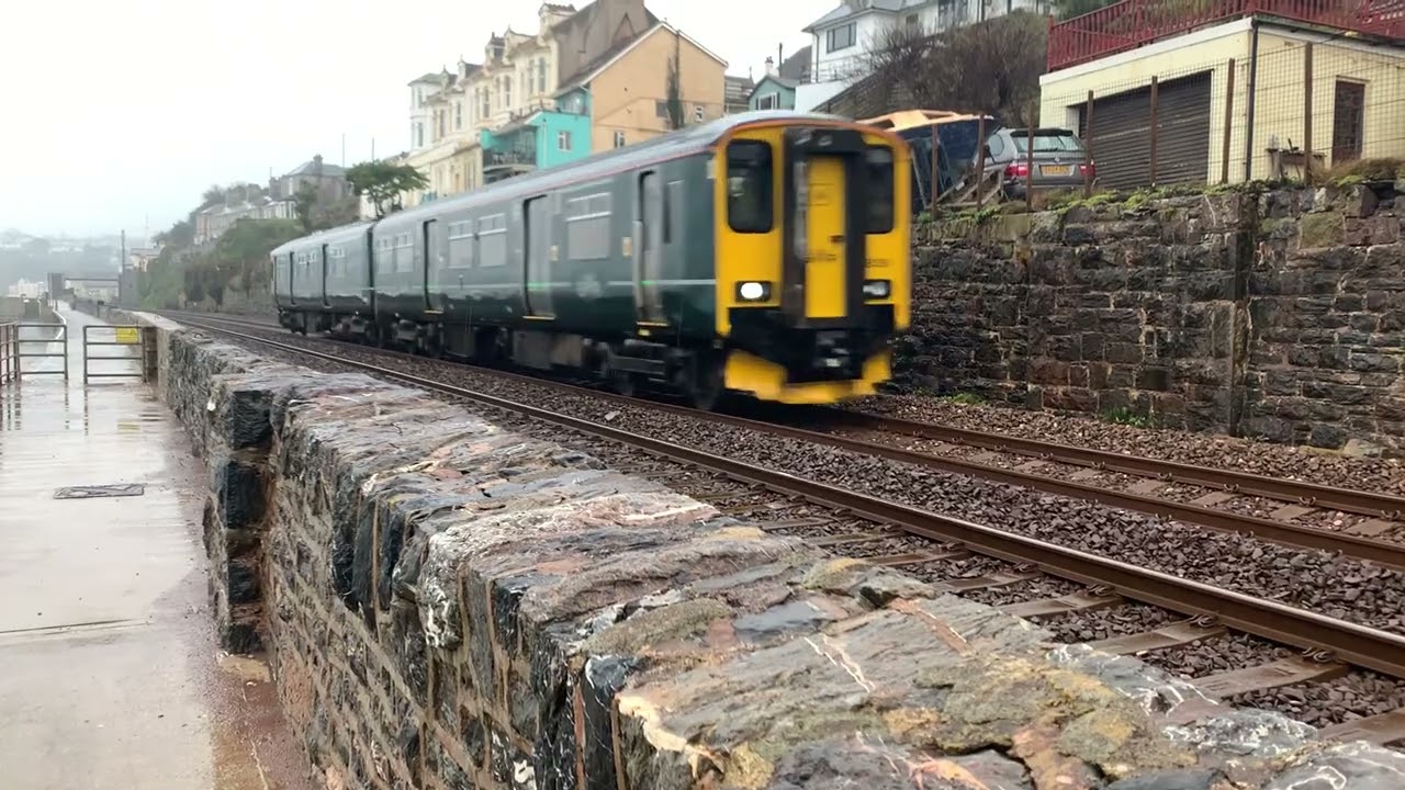 GWR 150 on the Dawlish sea wall