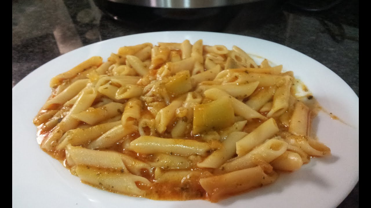 Macarrones con verduras en olla GM F