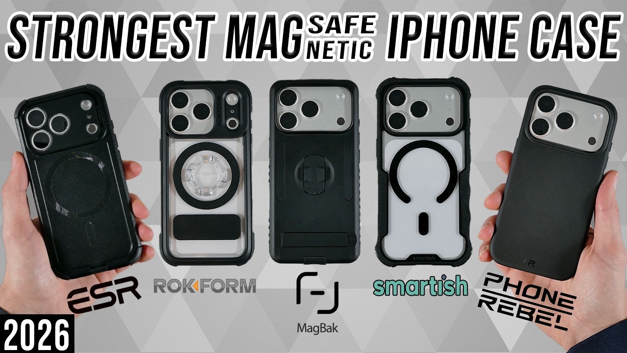 The Strongest Magnetic iPhone Case? | Putting 5 of the Strongest Cases to the Test!