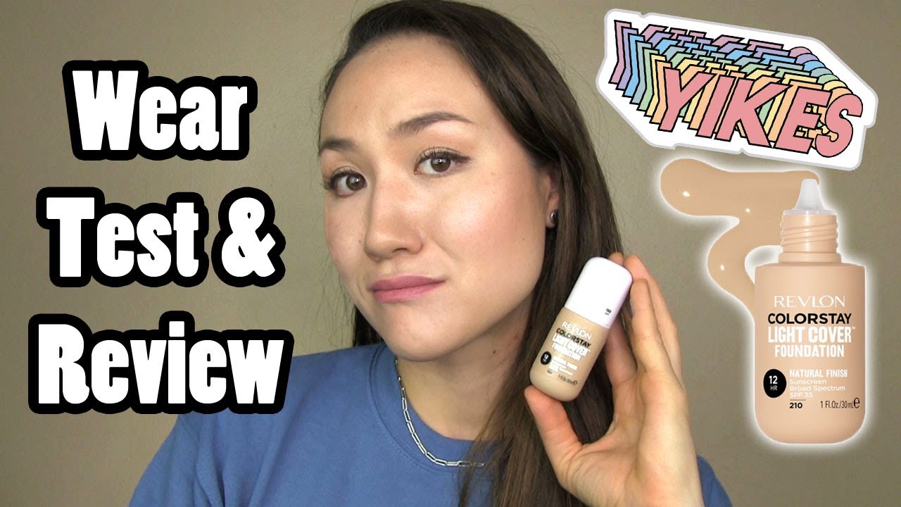 Revlon ColorStay LIGHT Cover Foundation SPF 35 // All Day Wear Test & Review