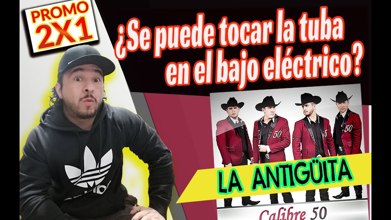 Cómo tocar A LA ANTIGÜITA || BAJO ELÉCTRICO || CALIBRE 50  || TUTORIAL 🔥 🎸