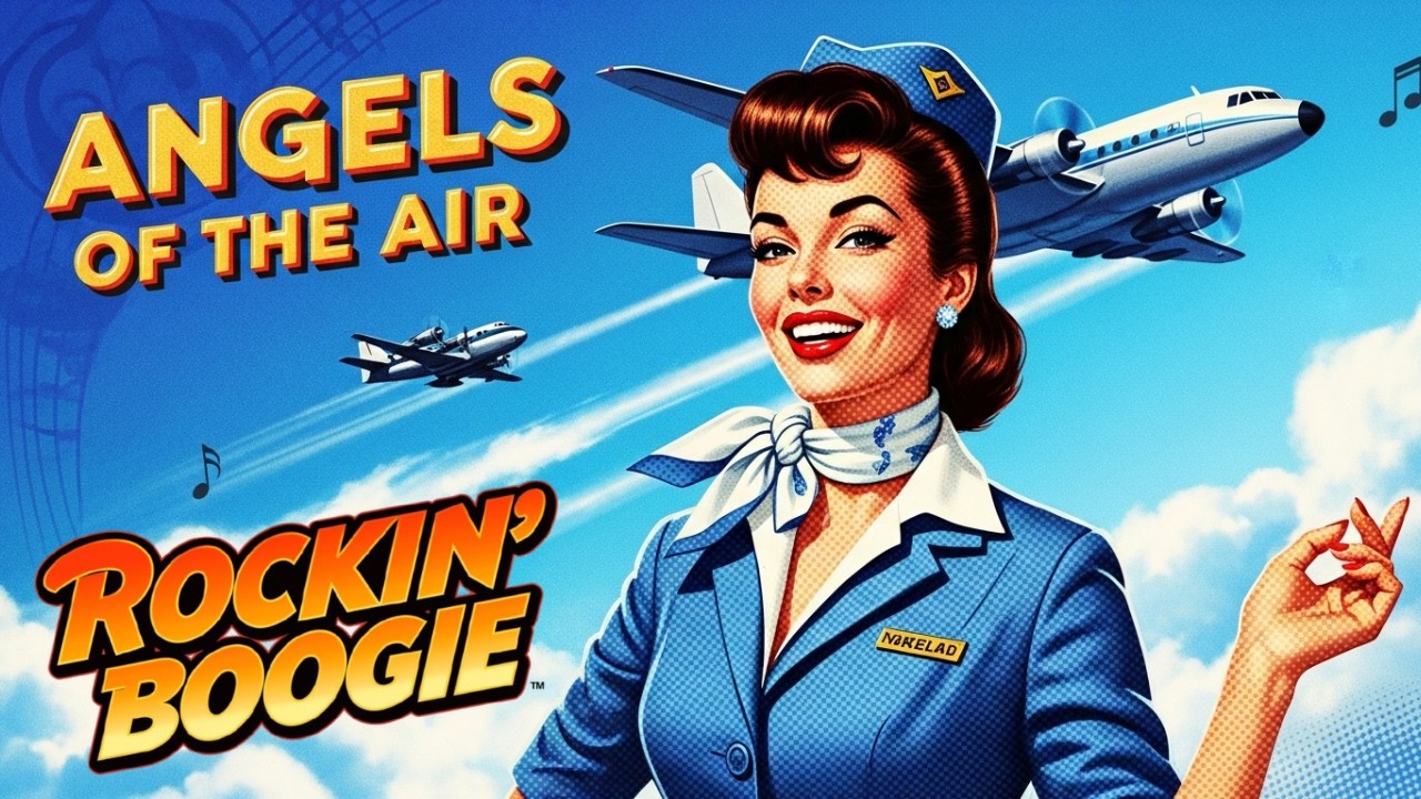 HIGH-FLYING 60s ROCKABILLY BOOGIE - ✈️ Angels Of The Air - STEWARDESS STYLE ROCK & ROLL 🎧