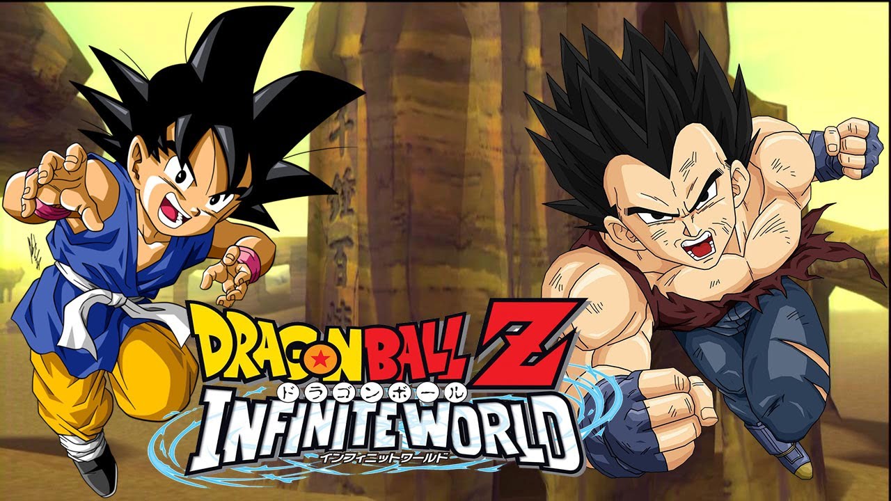 DBZ Infinite World: Goku GT vs Vegeta GT【HD】