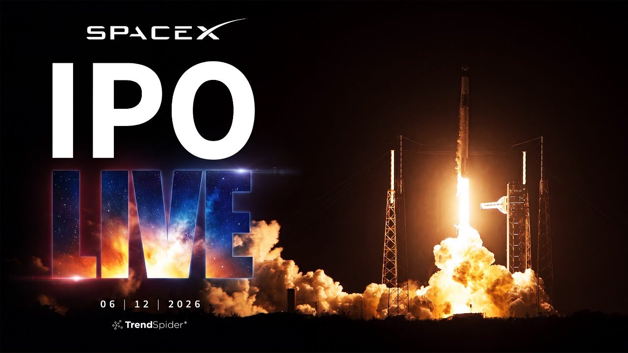 SpaceX Stock IPO LIVE: IPO Debut, Price Action & Real-Time Market Reaction | With SharmaFX