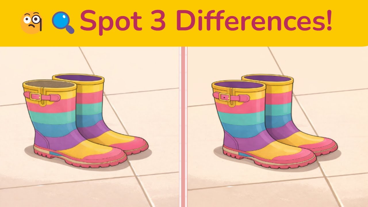 【Spot the 3 Difference】sneaky detail  #間違い探し #cbpuzzle  #findthedifference #mindworkout #違い探し#quiz