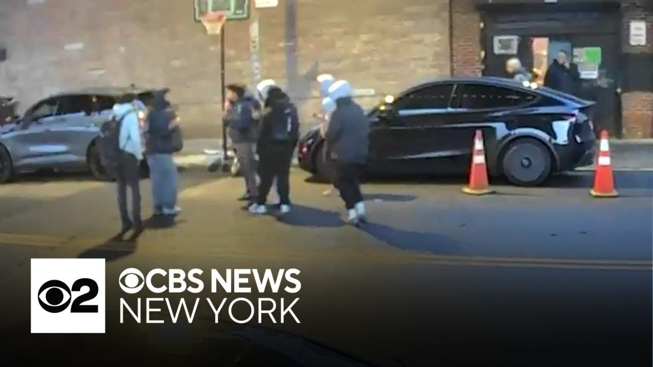 Surveillance video shows teens fighting before stabbing in Queens