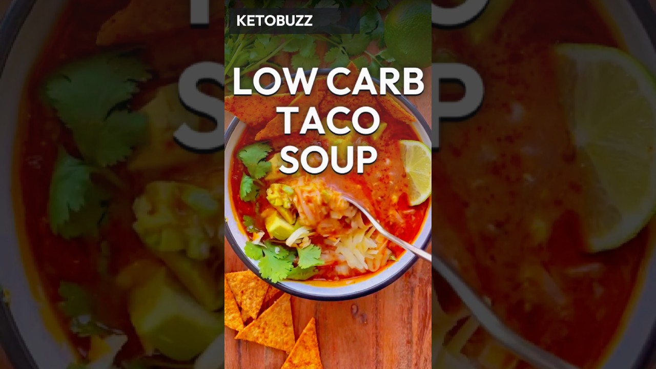 Low Carb Taco Soup Recipe🌮Satisfy Your Cravings Without the Guilt | Keto Recipe