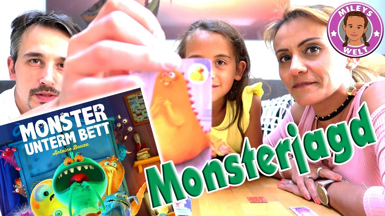 MILEY JAGT MONSTER UNTERM BETT - let's play Asmodee Kinderspiel | Mileys Welt